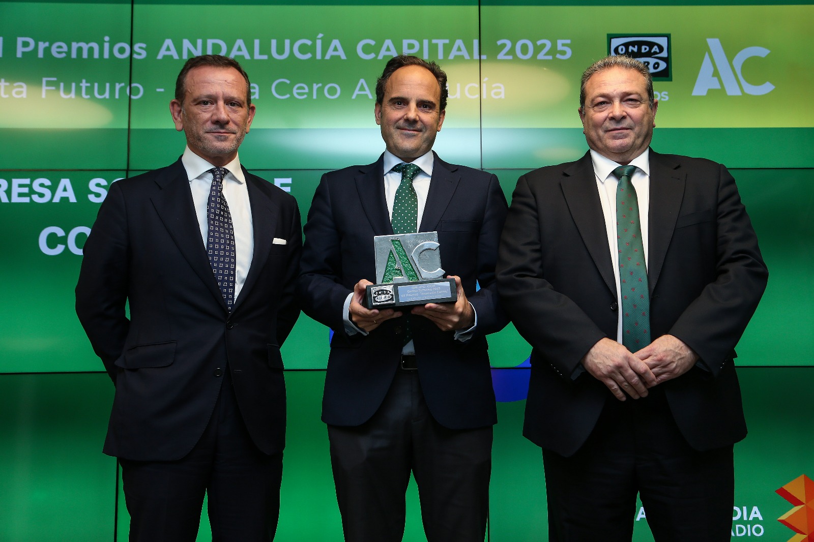 imagen de Garántia en la VIII edición de los Premios Andalucía Capital 2025 de Onda Cero